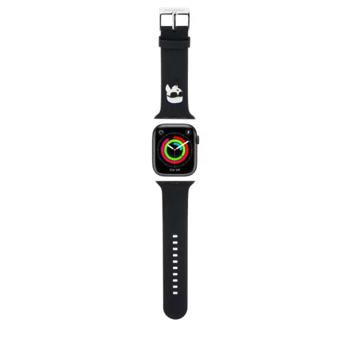Karl Lagerfeld Karl Head NFT Apple Watch 42/44/45/46/49 szíj, fekete