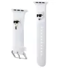 Karl Lagerfeld Karl and Choupette Head NFT Apple Watch 42/44/45/46/49 szíj, fehér