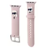 Karl Lagerfeld Karl and Choupette Head NFT Apple Watch 42/44/45/46/49 szíj, rózsaszín