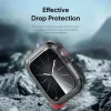 Dux Ducis Tamo Apple Watch 10 42mm tok, fekete