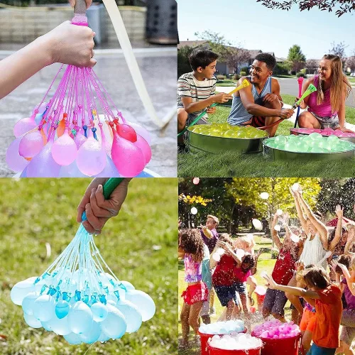 Wooze Magic Ballons Vízibomba szett, 3 x 37 db lufival, színes