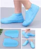 Latex vízálló cipővédő, S méret, 26 - 34 méret, Wooze Silica Socks, kék