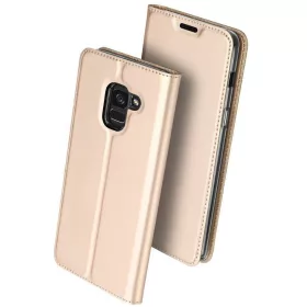   Xiaomi Poco X4 Pro 5G, Oldalra nyíló tok, stand, Dux Ducis, arany