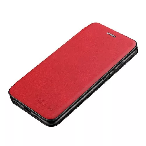 Apple iPhone 14 Pro, Oldalra nyíló tok, stand, Wooze Protect And Dress Book, piros