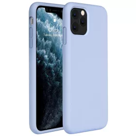   Apple iPhone 14 Pro, Szilikon tok, Wooze Liquid Silica Gel, lila