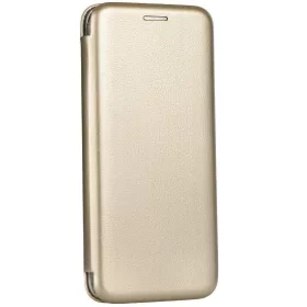   Apple iPhone 14 Pro, Oldalra nyíló tok, stand, Forcell Elegance, arany