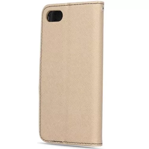 Apple iPhone 14 Pro, Oldalra nyíló tok, stand, Fancy Book, arany/fekete