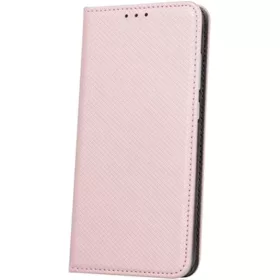   Apple iPhone 14 Pro Max, Oldalra nyíló tok, stand, Smart Magnet, vörösarany