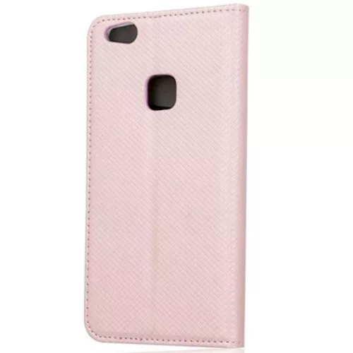 Apple iPhone 14 Pro Max, Oldalra nyíló tok, stand, Smart Magnet, vörösarany