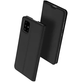   Samsung Galaxy S23 Plus SM-S916, Oldalra nyíló tok, stand, Dux Ducis, fekete