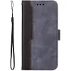 Apple iPhone 14 Pro, Oldalra nyíló tok, stand, kártyatartóval, kézpánttal, Wooze Colour Wallet, szürke