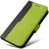Apple iPhone 7 Plus / 8 Plus, Oldalra nyíló tok, stand, kártyatartóval, kézpánttal, Wooze Colour Wallet, zöld