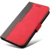 Samsung Galaxy A14 4G / A14 5G SM-A145F / A146B, Oldalra nyíló tok, stand, kártyatartóval, kézpánttal, Wooze Colour Wallet, piros