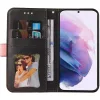 Samsung Galaxy A23 4G / A23 5G SM-A235F / A236U, Oldalra nyíló tok, stand, kártyatartóval, kézpánttal, Wooze Colour Wallet, rózsaszín