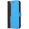 Samsung Galaxy A54 5G SM-A546B, Oldalra nyíló tok, stand, kártyatartóval, kézpánttal, Wooze Colour Wallet, kék