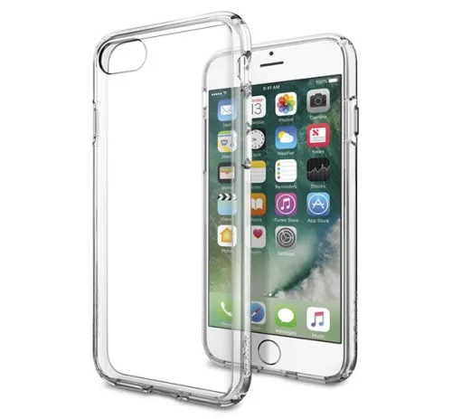 Spigen Ultra Hybrid Apple iPhone SE 2022 / 2020 / 8 / 7 tok, Crystal Clear, átlátszó