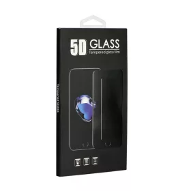   Apple iPhone X, 5D Full Glue hajlított tempered glass kijelzővédő üvegfólia, átlátszó