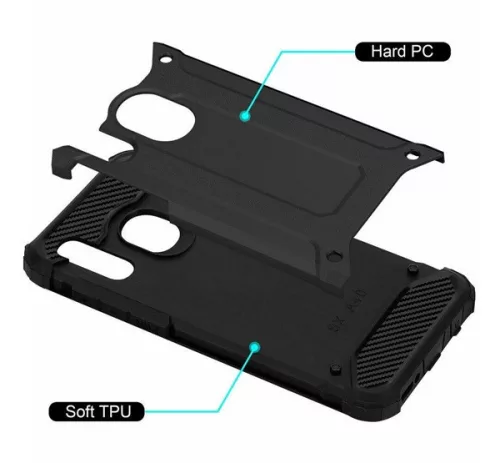 Forcell Armor hátlap tok Samsung A405 Galaxy A40, fekete
