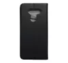 Magnet LG K50S  mágneses flip tok, fekete