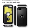 Spigen Tough Armor Apple iPhone SE 2022 / 2020 tok, Black, fekete