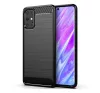 Forcell Carbon hátlap tok Samsung G980 Galaxy S20, fekete