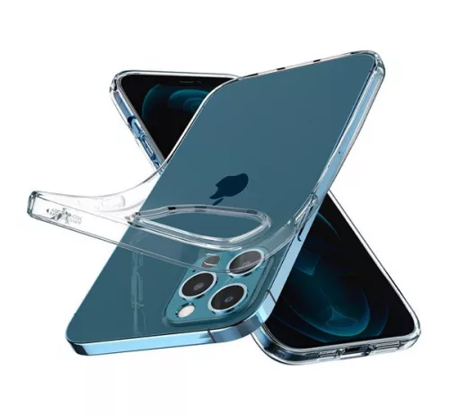 Spigen Liquid Crystal Apple iPhone 12 / 12 Pro tok, Crystal Clear, átlátszó