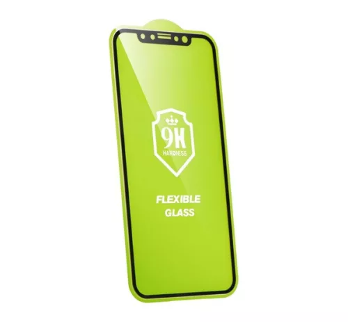 Apple iPhone 12 mini, 5D Full Glue Nano teljes kijelzős üvegfólia, fekete
