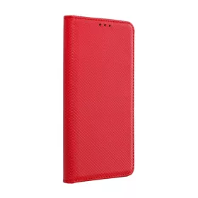 Magnet Apple iPhone 12 Pro Max mágneses flip tok, piros