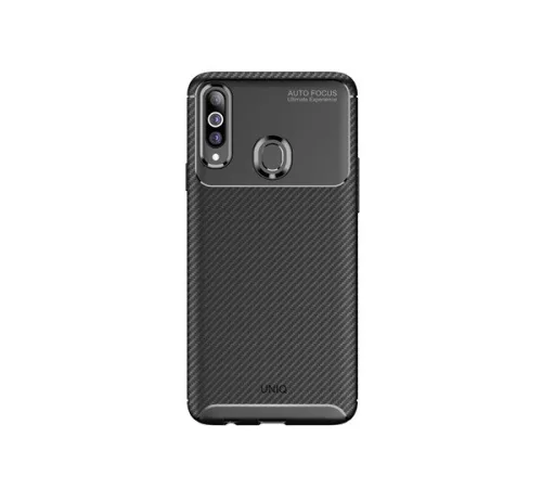 Uniq Hexa Samsung Galaxy A20S, szilikon tok, fekete