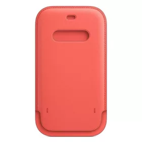   Apple iPhone 12 mini MagSafe-rögzítésű bebújtatós bőr tok, pink citrus