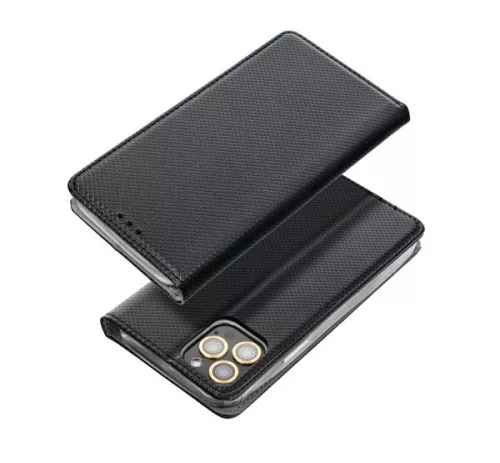 Magnet Huawei P Smart 2021 mágneses flip tok, fekete
