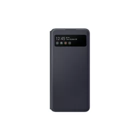   Samsung Galaxy A42 LED View Cover, gyári flip tok, fekete, EF-EA426PBE