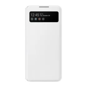   Samsung Galaxy A42 LED View Cover, gyári flip tok, fehér, EF-EA426PWE
