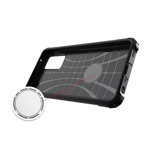 Forcell Armor hátlavédő tok, Samsung Galaxy A52/A52s, fekete