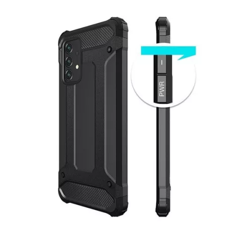 Forcell Armor hátlavédő tok, Samsung Galaxy A52/A52s, fekete