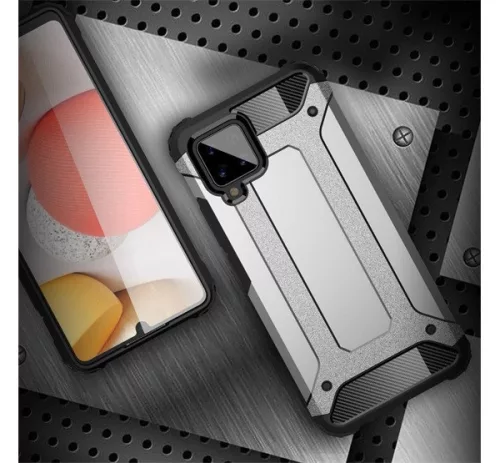 Forcell Armor hátlavédő tok, Samsung Galaxy A12, fekete