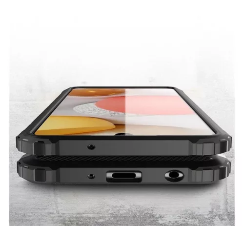 Forcell Armor hátlavédő tok, Samsung Galaxy A12, fekete
