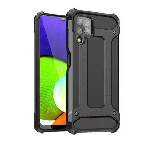 Forcell Armor hátlap tok, Samsung Galaxy A22 5G, fekete