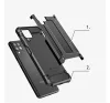 Forcell Armor hátlap tok, Samsung Galaxy A22 5G, fekete
