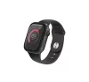 Uniq Nautic Apple Watch 44mm műanyag tok, kijelzővédő felülettel, fekete