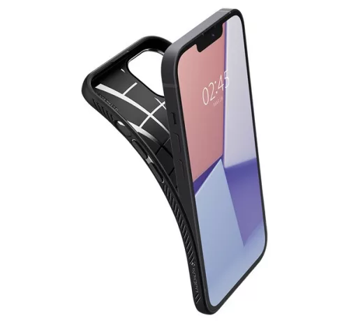 Spigen Liquid Air Apple iPhone 13 tok, Matte Black, fekete