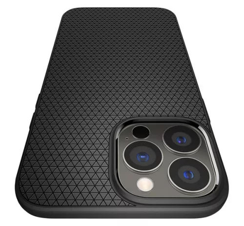 Spigen Liquid Air Apple iPhone 13 Pro tok, Matte Black, fekete