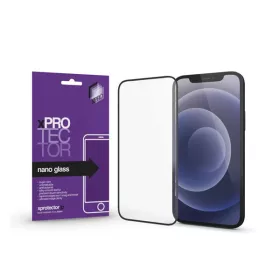   Apple iPhone 17E / 16E / 14 / 13 / 13 ProXprotector Nano Glass kijelzővédő fólia fekete kerettel