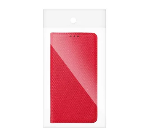 Magnet Apple iPhone 13 Pro Max mágneses flip tok, piros