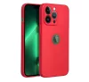 Forcell Soft Apple iPhone 13 Pro szilikon tok, piros