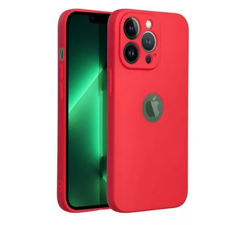 Forcell Soft Apple iPhone 13 Pro szilikon tok, piros