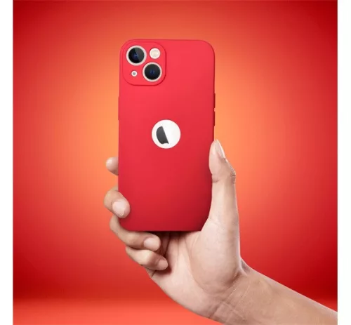 Forcell Soft Apple iPhone 13 Pro szilikon tok, piros