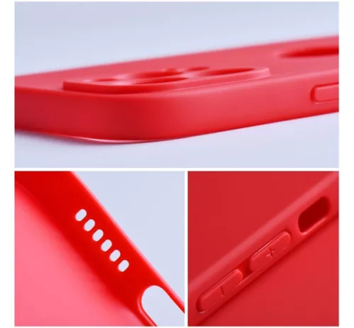 Forcell Soft Apple iPhone 13 Pro Max szilikon tok, piros