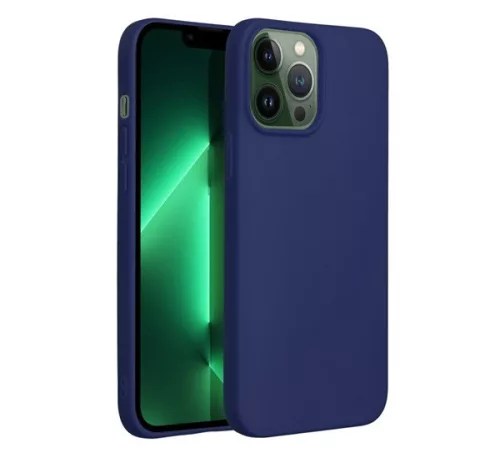 Forcell Soft Apple iPhone 13 Pro Max szilikon tok, sötét kék