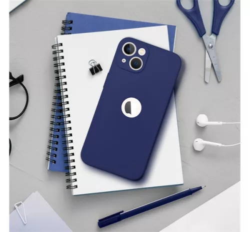 Forcell Soft Apple iPhone 13 Pro Max szilikon tok, sötét kék